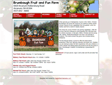 Tablet Screenshot of brumbaughfruitfarm.com